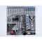 Triton Products (2) Square Hole Pegboards W/ Mounting Hardware, Epoxy Coated 18-Gauge Steel, Gray, 24" W x 24" H LB1-G - alternate 8